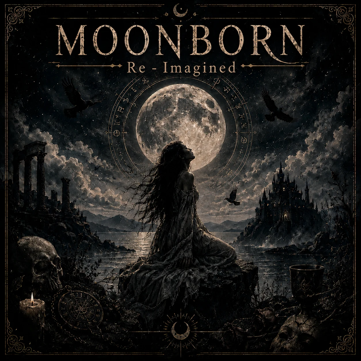 Moonborn Re-imagined album cover