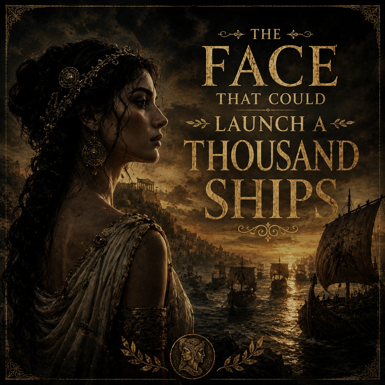 The Face That Launched a Thousand Ships — artwork from the Moonborn visual archive