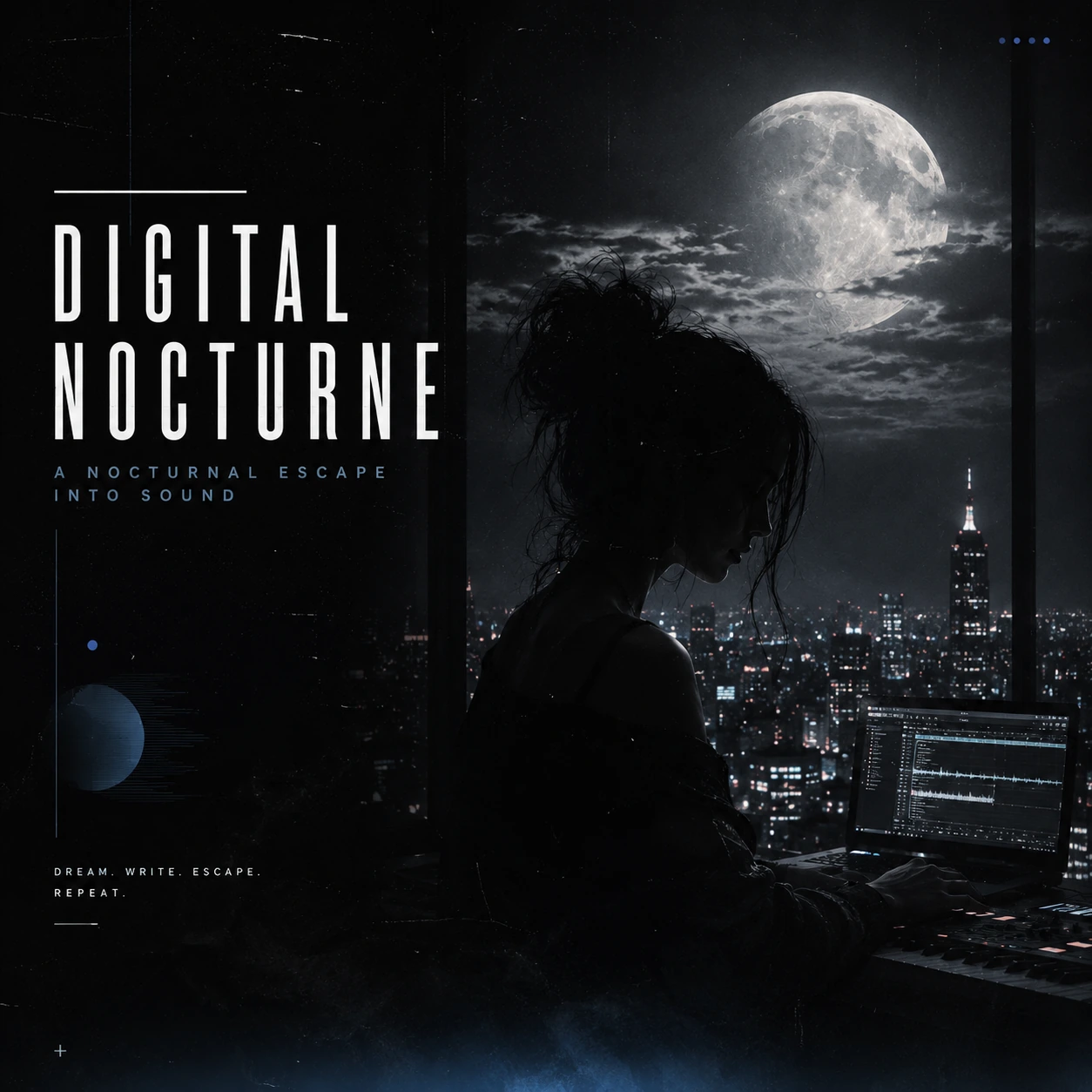 Digital Nocturne — artwork from the Moonborn visual archive